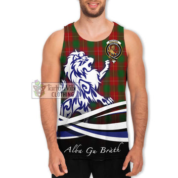 MacPhee (McPhee) Tartan Men's Tank Top with Alba Gu Brath Regal Lion Emblem Men - Tartan Vibes Clothing