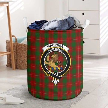 MacPhee (McPhee) Tartan Laundry Basket with Family Crest