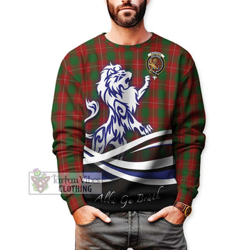 MacPhee (McPhee) Tartan Sweatshirt with Alba Gu Brath Regal Lion Emblem Unisex - Tartan Vibes Clothing