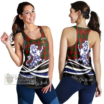 MacPhee (McPhee) Tartan Women's Racerback Tanks with Alba Gu Brath Regal Lion Emblem 4XL - Tartan Vibes Clothing