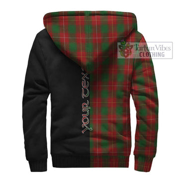 MacPhee (McPhee) Tartan Sherpa Hoodie with Family Crest and Half Of Me Style - Tartan Vibes Clothing
