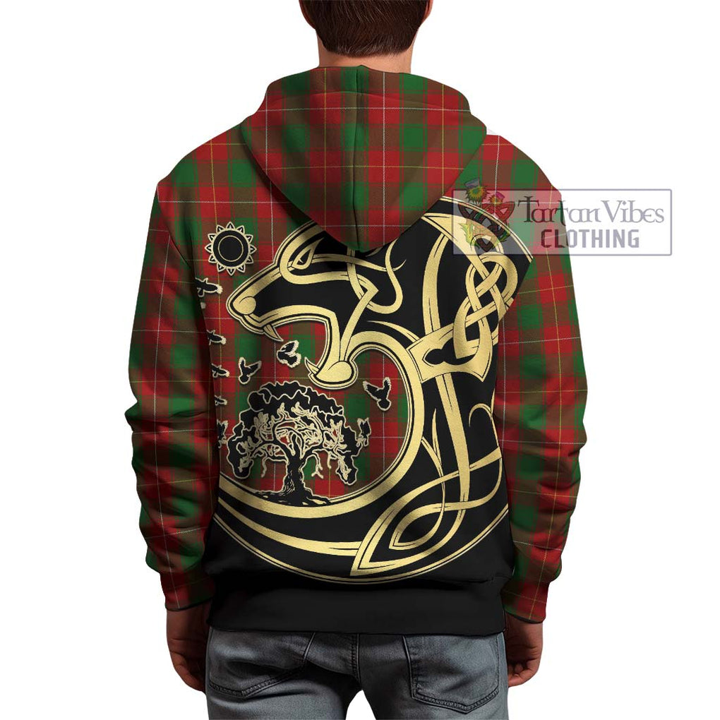MacPhee (McPhee) Tartan Hoodie with Family Crest Celtic Wolf Style - Tartan Vibes Clothing