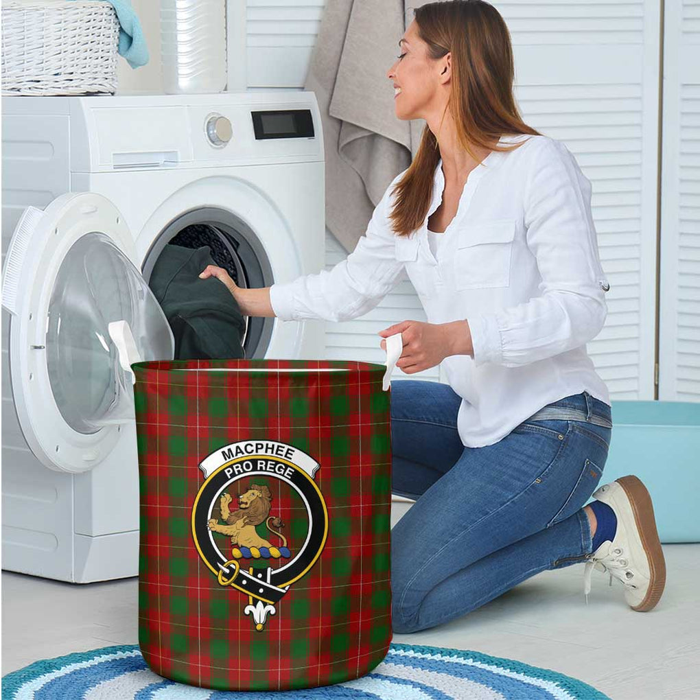 MacPhee (McPhee) Tartan Laundry Basket with Family Crest - Tartan Vibes Clothing