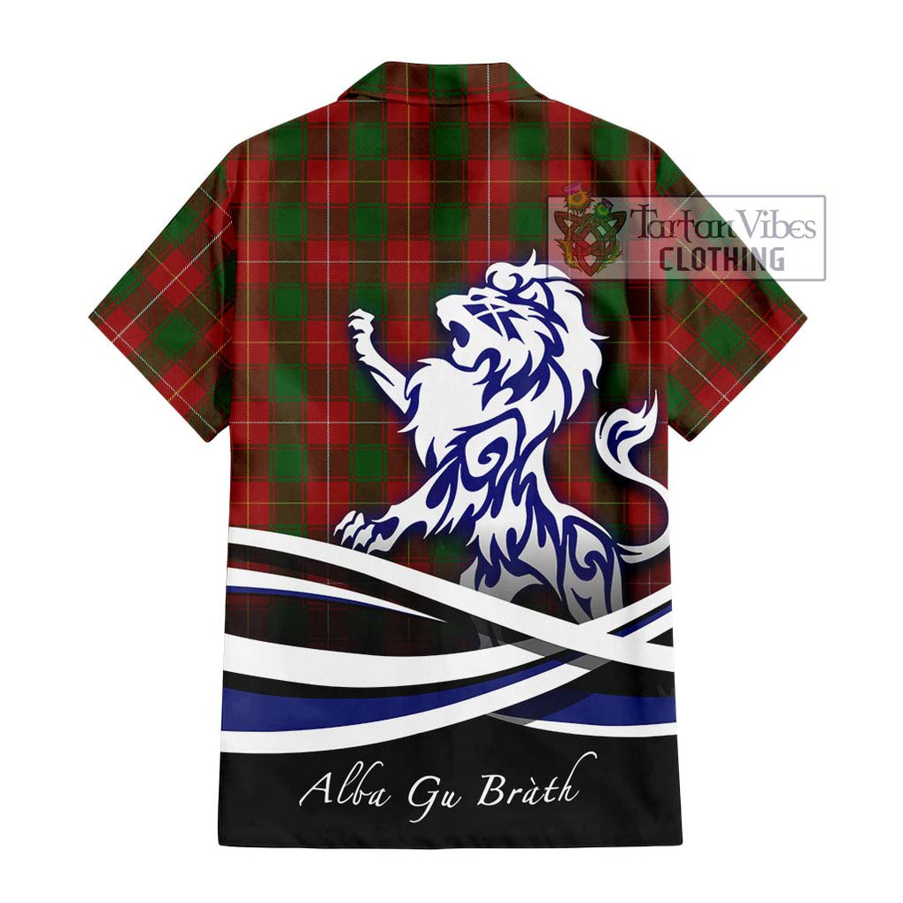 MacPhee (McPhee) Tartan Hawaiian Shirt with Alba Gu Brath Regal Lion Emblem - Tartan Vibes Clothing