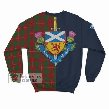 MacPhee (McPhee) Tartan Sweatshirt Alba with Scottish Lion Royal Arm Half Style - Tartan Vibes Clothing