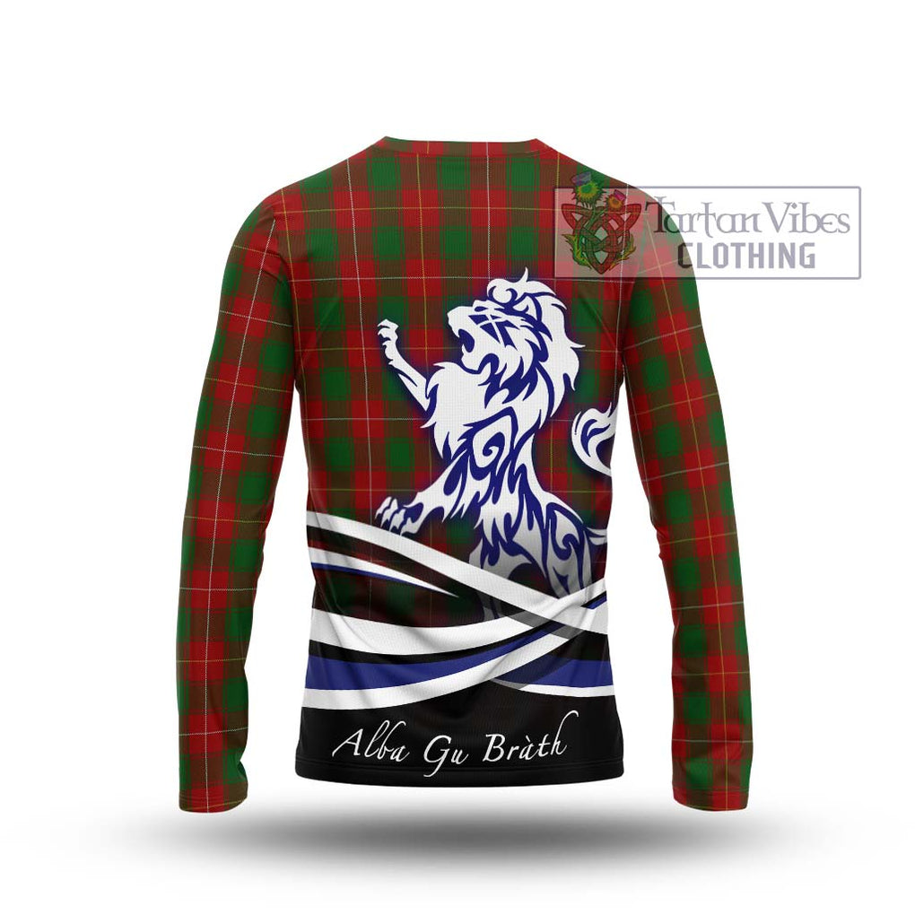 MacPhee (McPhee) Tartan Long Sleeve T-Shirt with Alba Gu Brath Regal Lion Emblem - Tartan Vibes Clothing