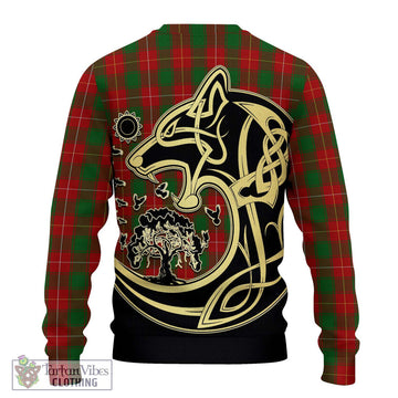 MacPhee (McPhee) Tartan Ugly Sweater with Family Crest Celtic Wolf Style - Tartan Vibes Clothing