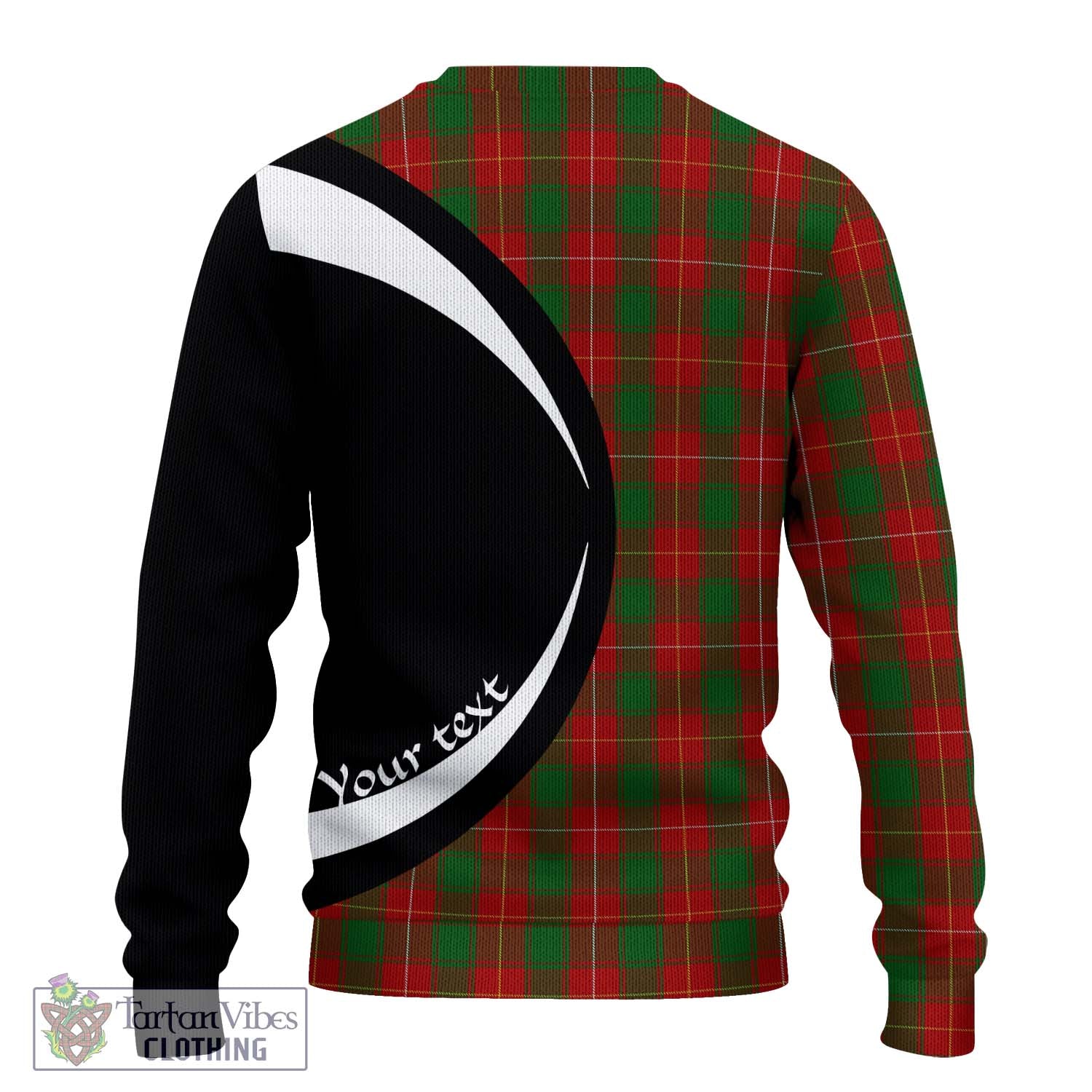 MacPhee (McPhee) Tartan Knitted Sweater with Family Crest Circle Style - Tartan Vibes Clothing
