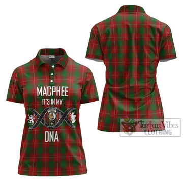MacPhee (McPhee) Tartan Women's Polo Shirt with Family Crest DNA In Me Style