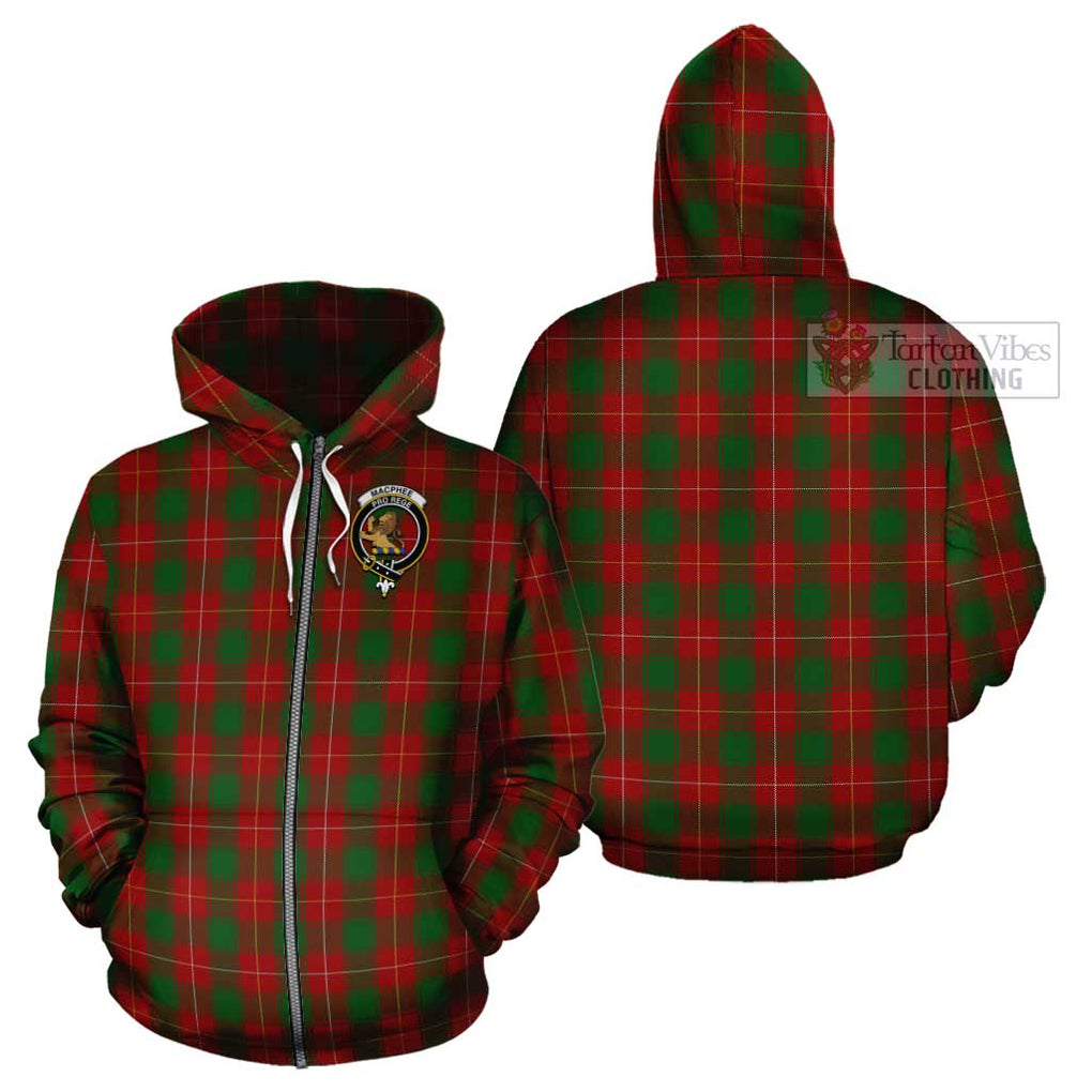 MacPhee (McPhee) Tartan Cotton Hoodie with Family Crest - Tartan Vibes Clothing