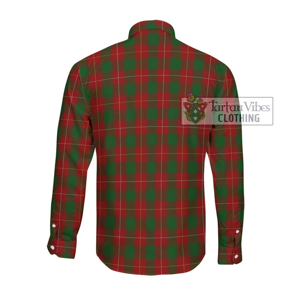 MacPhee (McPhee) Tartan Long Sleeve Button Shirt with Family Crest DNA In Me Style - Tartanvibesclothing Shop