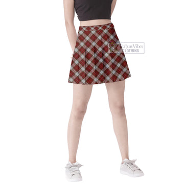 MacPhee Dress Tartan Women's Plated Mini Skirt Cross Style Female - Tartan Vibes Clothing