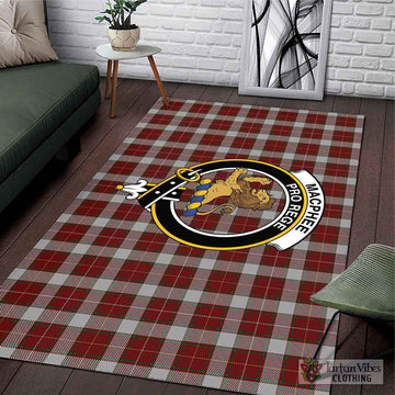 MacPhee Dress Tartan Area Rug with Family Crest L 59*86 inch (150x220 cm) - Tartan Vibes Clothing
