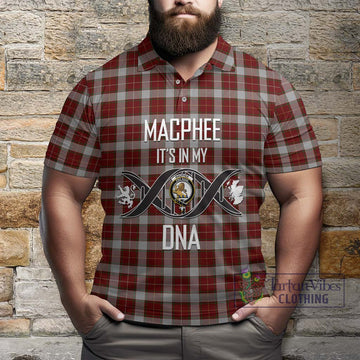 MacPhee Dress Tartan Polo Shirt with Family Crest DNA In Me Style Kid - Tartan Vibes Clothing