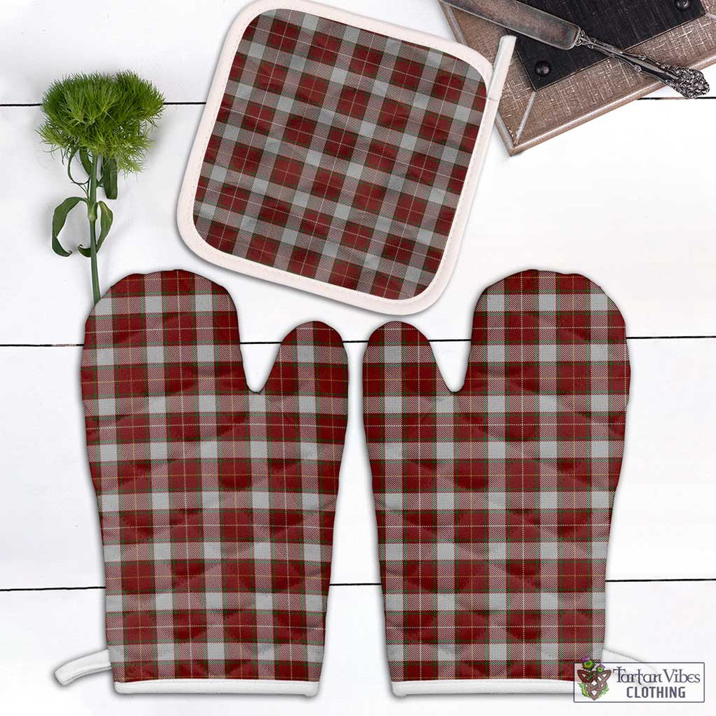 MacPhee Dress Tartan Combo Oven Mitt & Pot-Holder Combo 2 Oven Mitt & 1 Pot-Holder Black - Tartan Vibes Clothing