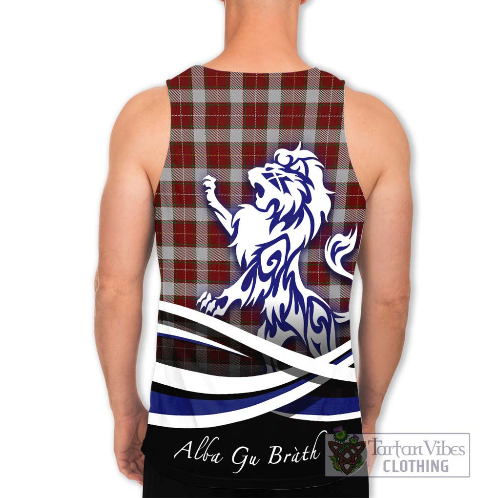 MacPhee Dress Tartan Men's Tank Top with Alba Gu Brath Regal Lion Emblem - Tartan Vibes Clothing