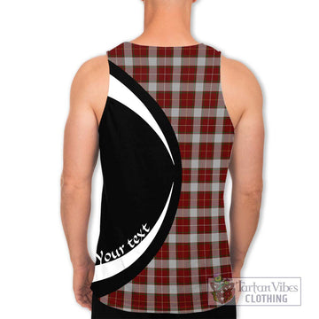 MacPhee Dress Tartan Men's Tank Top with Family Crest Circle Style - Tartan Vibes Clothing