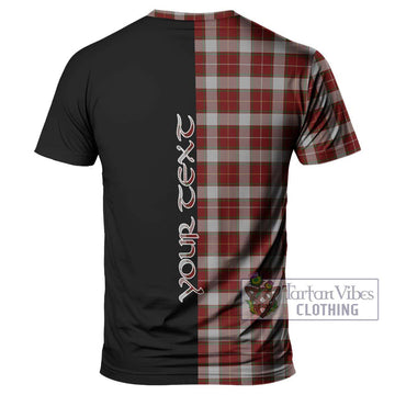MacPhee Dress Tartan T-Shirt with Family Crest and Half Of Me Style - Tartan Vibes Clothing