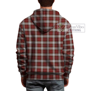 MacPhee Dress Tartan Hoodie with Family Crest DNA In Me Style - Tartan Vibes Clothing