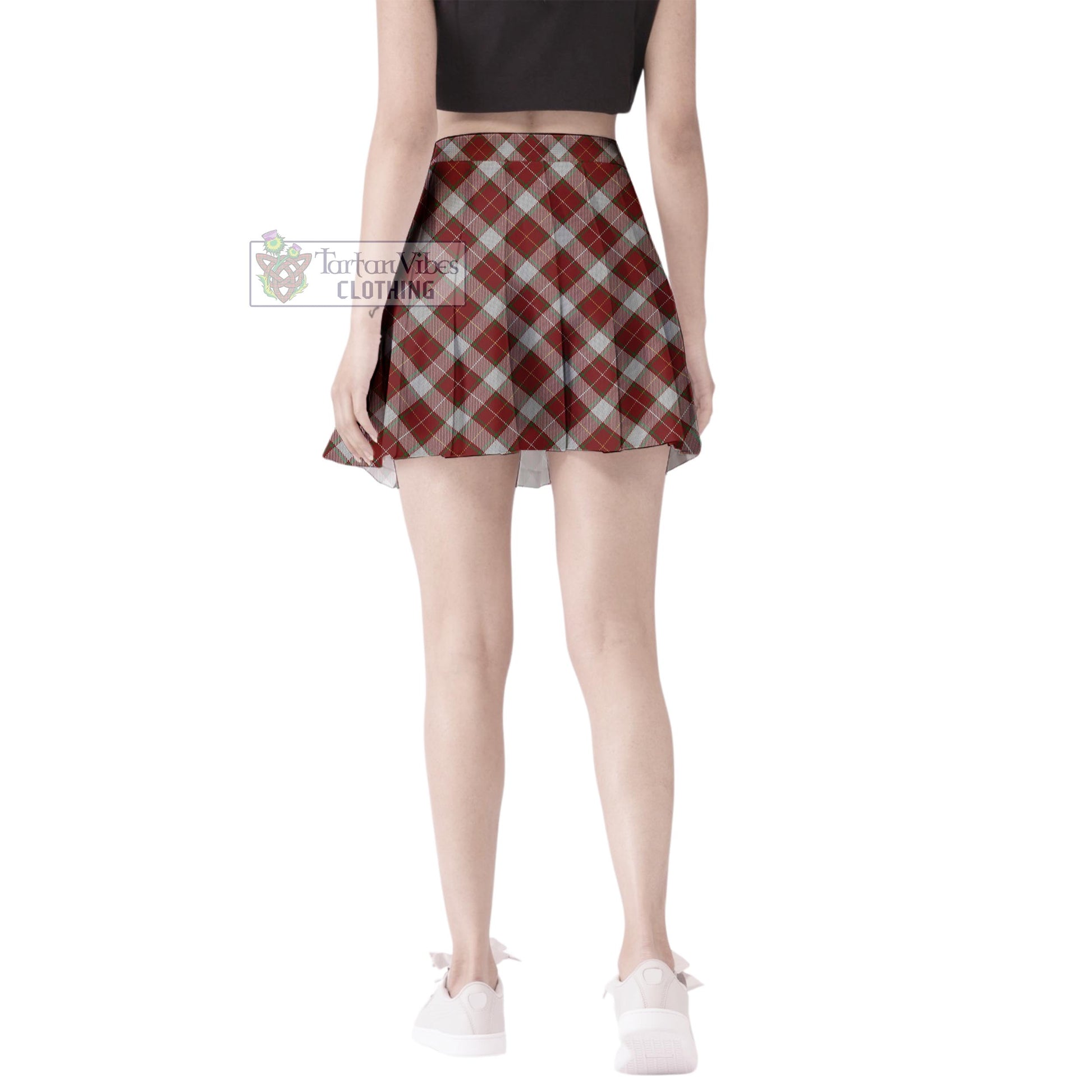 MacPhee Dress Tartan Women's Plated Mini Skirt Cross Style - Tartan Vibes Clothing