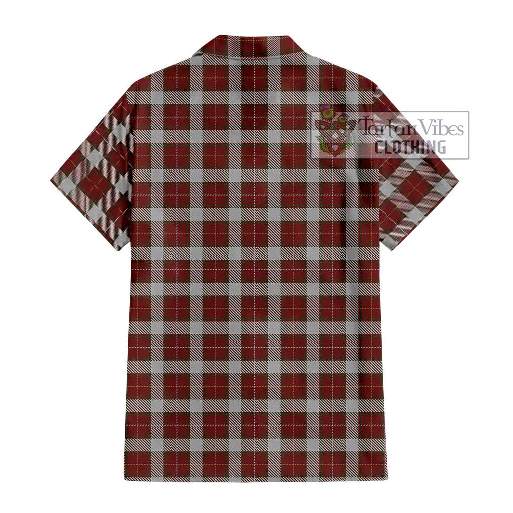 MacPhee Dress Tartan Hawaiian Shirt with Family Crest DNA In Me Style - Tartan Vibes Clothing