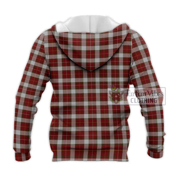MacPhee Dress Tartan Knitted Hoodie with Family Crest DNA In Me Style - Tartan Vibes Clothing