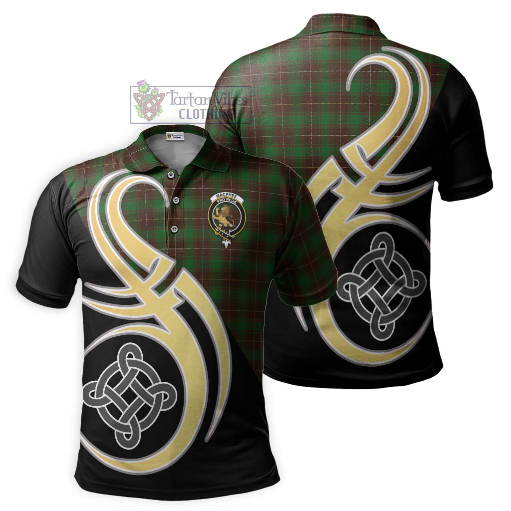 MacPhee Hunting Tartan Polo Shirt with Family Crest and Celtic Symbol Style Kid - Tartan Vibes Clothing