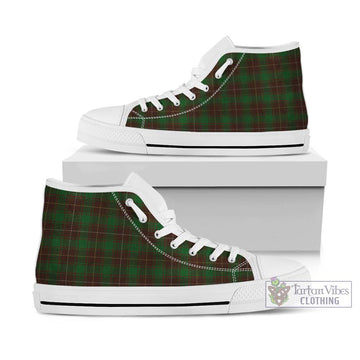 MacPhee Hunting Tartan High Top Shoes Kid High Top - White Sole - Tartan Vibes Clothing