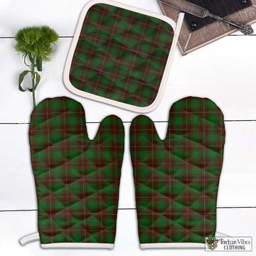MacPhee Hunting Tartan Combo Oven Mitt & Pot-Holder Combo 2 Oven Mitt & 1 Pot-Holder Black - Tartan Vibes Clothing
