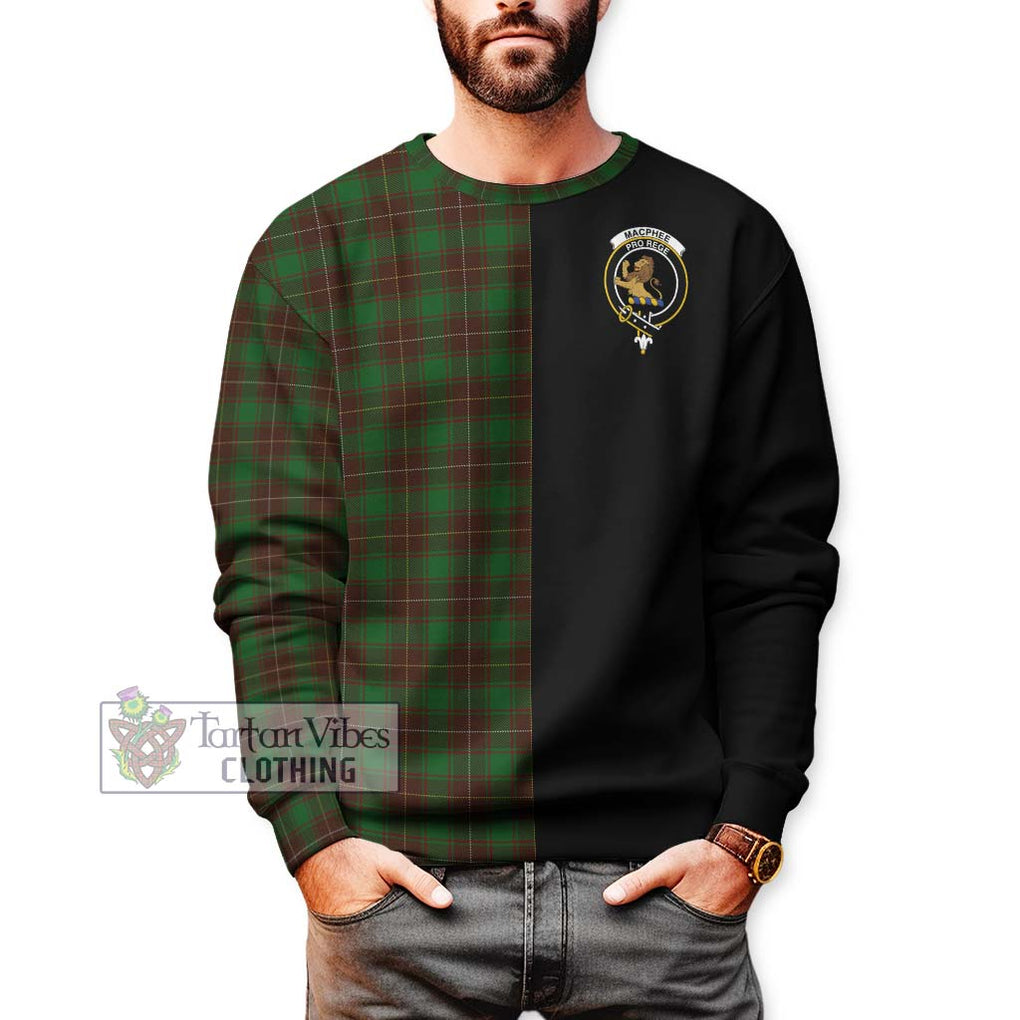 MacPhee Hunting Tartan Sweatshirt with Family Crest and Half Of Me Style Unisex - Tartan Vibes Clothing