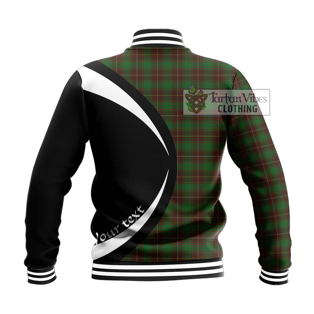 MacPhee Hunting Tartan Baseball Jacket with Family Crest Circle Style - Tartan Vibes Clothing