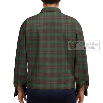 MacPhee Hunting Tartan Unisex Lapel Cotton Jacket - Tartan Vibes Clothing