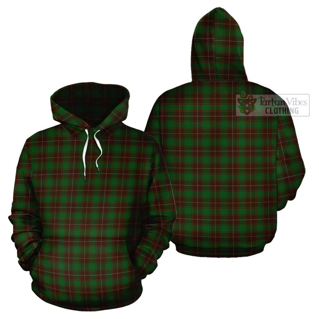 MacPhee Hunting Tartan Cotton Hoodie - Tartan Vibes Clothing