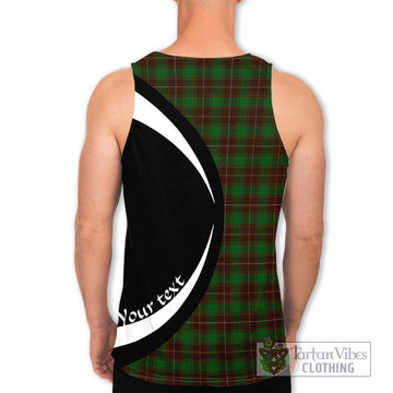 MacPhee Hunting Tartan Men's Tank Top with Family Crest Circle Style - Tartan Vibes Clothing