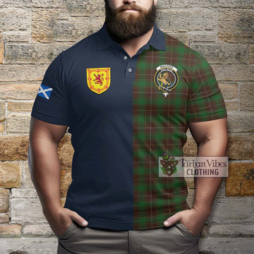 MacPhee Hunting Tartan Polo Shirt Alba with Scottish Lion Royal Arm Half Style - Tartan Vibes Clothing