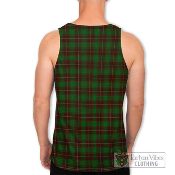 MacPhee Hunting Tartan Men's Tank Top with Family Crest DNA In Me Style - Tartan Vibes Clothing