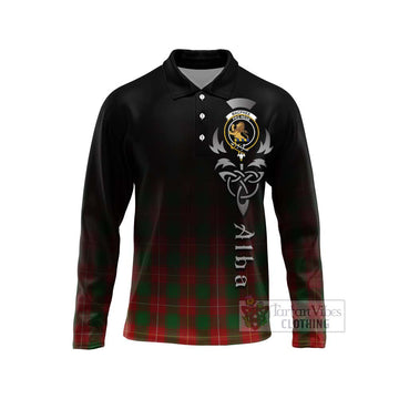MacPhee (McPhee) Tartan Long Sleeve Polo Shirt Featuring Alba Gu Brath Family Crest Celtic Inspired Unisex - Tartan Vibes Clothing
