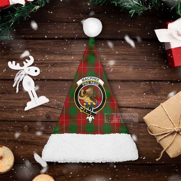 MacPhee (McPhee) Tartan Christmas Santa Hats with Family Crest Christmas Hat S 20.5in (52cm) - Tartan Vibes Clothing