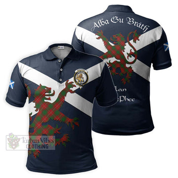 MacPhee (McPhee) Tartan Lion Rampant Polo Shirt Proudly Display Your Heritage with Alba Gu Brath and Clan Name Kid - Tartan Vibes Clothing