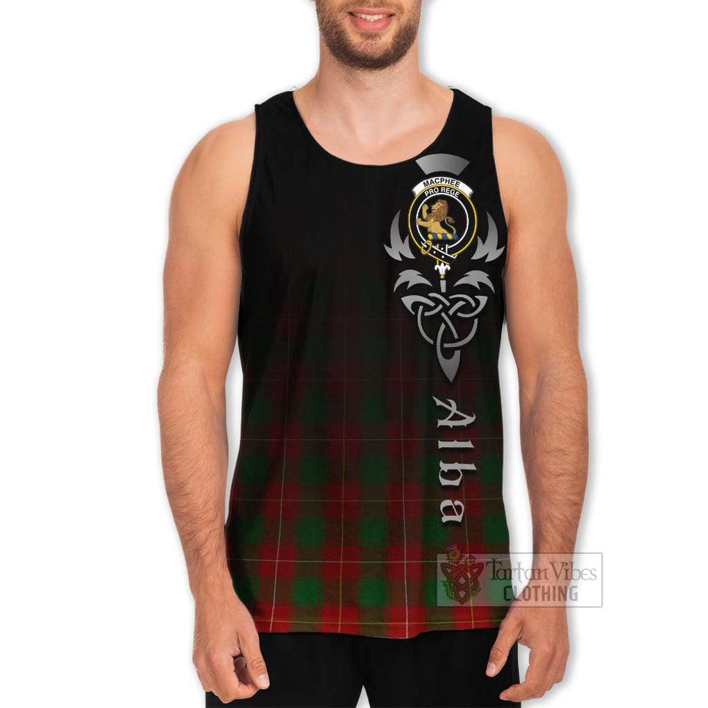 MacPhee (McPhee) Tartan Men's Tank Top Featuring Alba Gu Brath Family Crest Celtic Inspired Men - Tartan Vibes Clothing