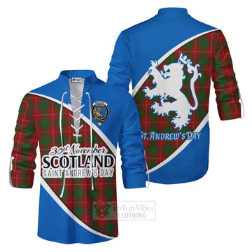 MacPhee (McPhee) Family Crest Tartan Ghillie Kilt Shirt Celebrate Saint Andrew's Day in Style Men - Tartan Vibes Clothing