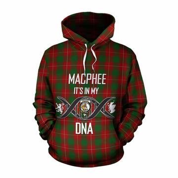 MacPhee (McPhee) Tartan Cotton Hoodie with Family Crest DNA In Me Style Pullover Hoodie XS - Tartan Vibes Clothing