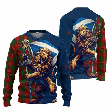MacPhee (McPhee) Tartan Family Crest Knitted Sweater with Scottish Majestic Lion Unisex - Tartan Vibes Clothing