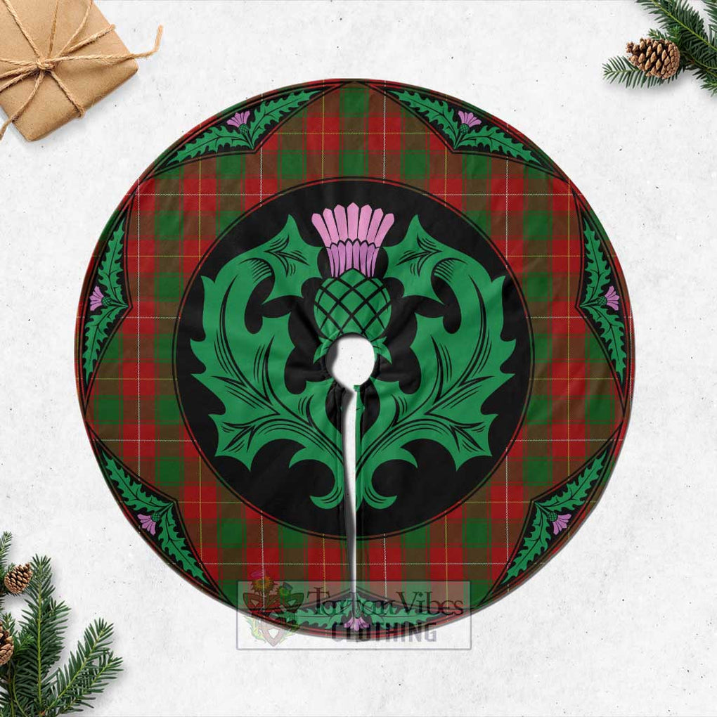 MacPhee (McPhee) Tartan Christmas Tree Skirt Scottish Thistle Style Casual Tree Skirts - Tartan Vibes Clothing