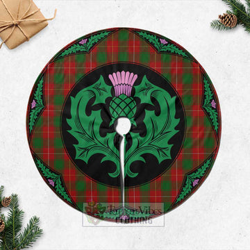 MacPhee (McPhee) Tartan Christmas Tree Skirt Scottish Thistle Style Casual Tree Skirts - Tartan Vibes Clothing