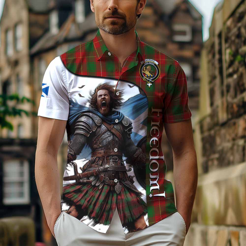 MacPhee (McPhee) Crest Tartan Hawaiian Shirt Inspired by the Freedom of Scottish Warrior Kid - Tartan Vibes Clothing