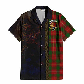 MacPhee (McPhee) Tartan Family Crest Hawaiian Shirt Alba Gu Brath Be Brave Lion Ancient Style