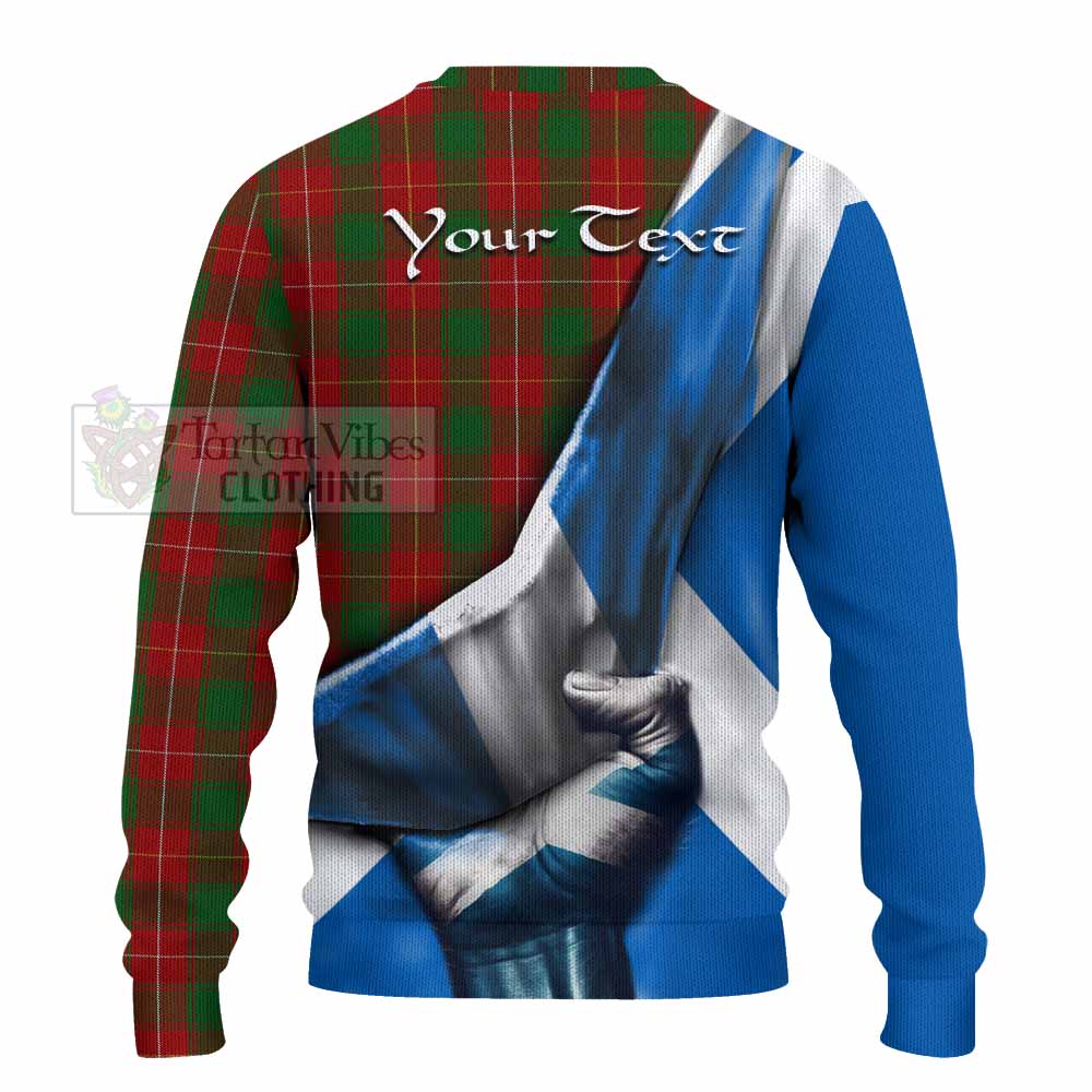 MacPhee (McPhee) Tartan Knitted Sweater with Family Crest Scotland Patriotic Style - Tartan Vibes Clothing