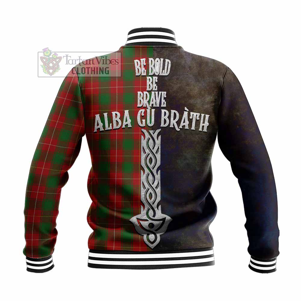 MacPhee (McPhee) Tartan Family Crest Baseball Jacket Alba Gu Brath Be Brave Lion Ancient Style - Tartan Vibes Clothing