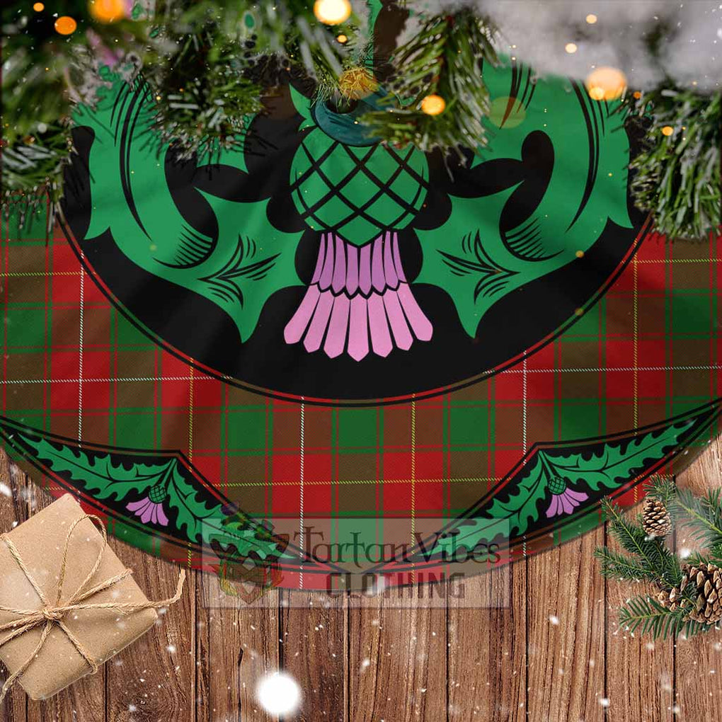 MacPhee (McPhee) Tartan Christmas Tree Skirt Scottish Thistle Style - Tartan Vibes Clothing